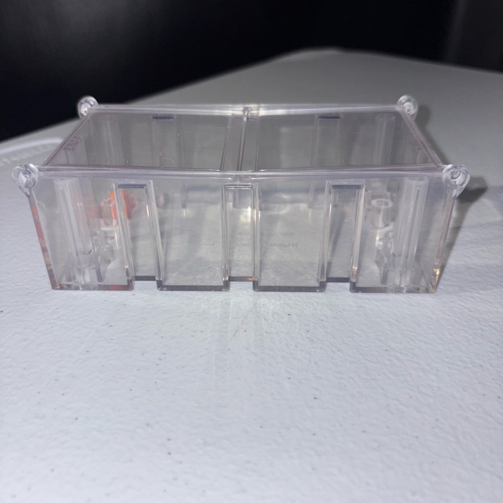 Clear Acrylic Divider Organizer Tray - Transparent